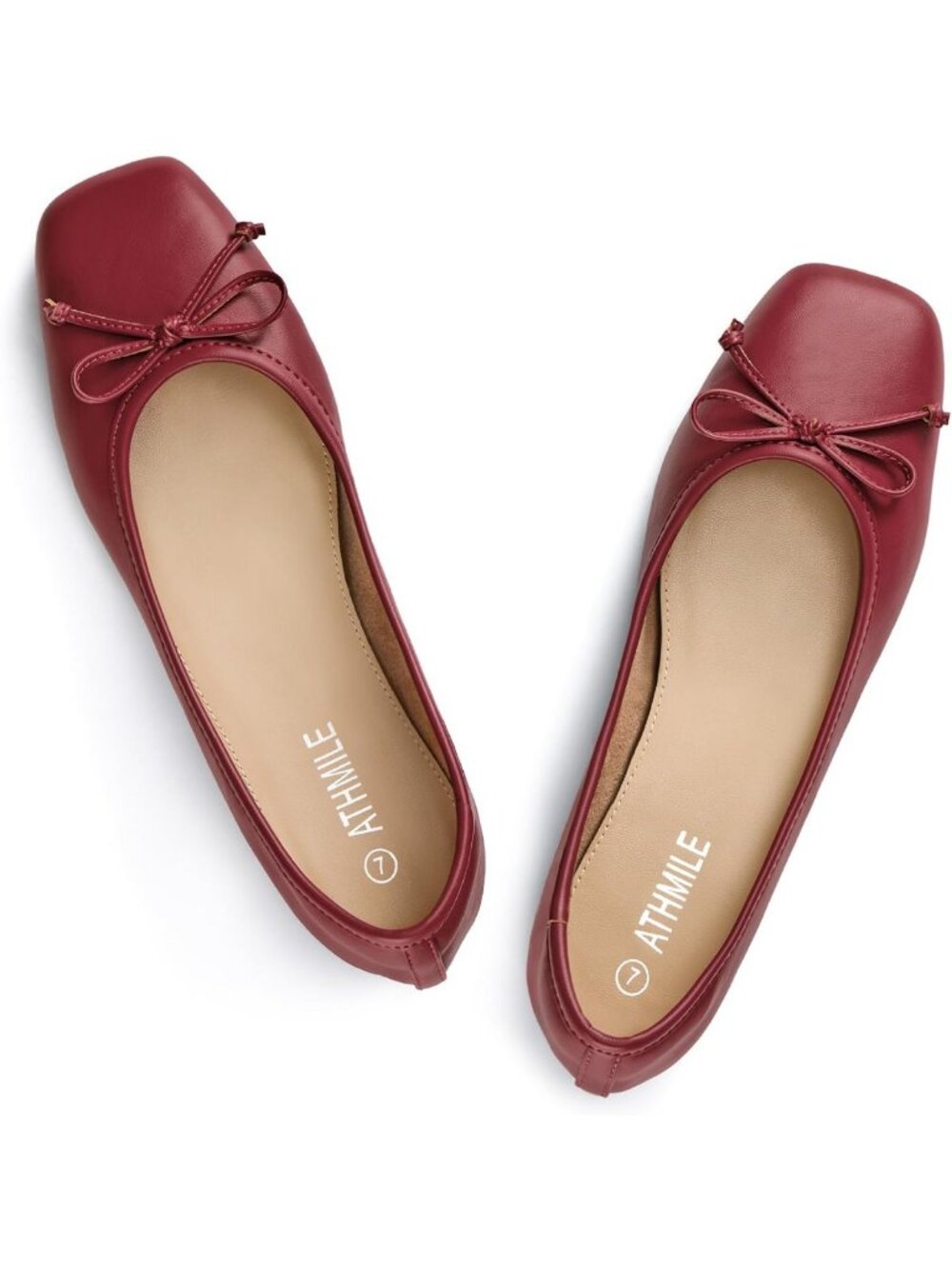 Chic Square Toe Ballet Flats for Women | Stylish Dressy Casual Ballerina Shoes